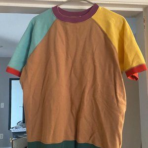 Levi's Vintage Clothing Men's M short sleeve color block sweatshirt